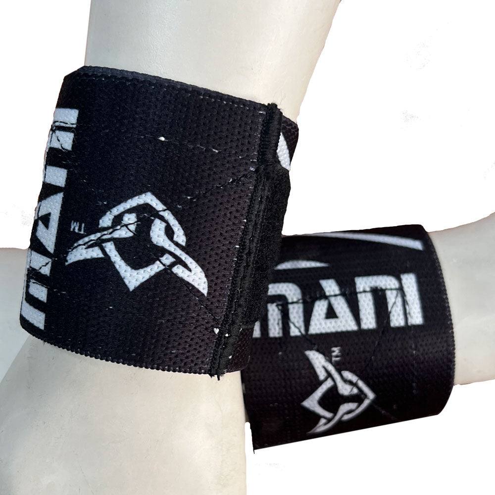 Wrist Wraps, Wrist Supports Blue 14 inch for Weightlifting - Mani Sports®