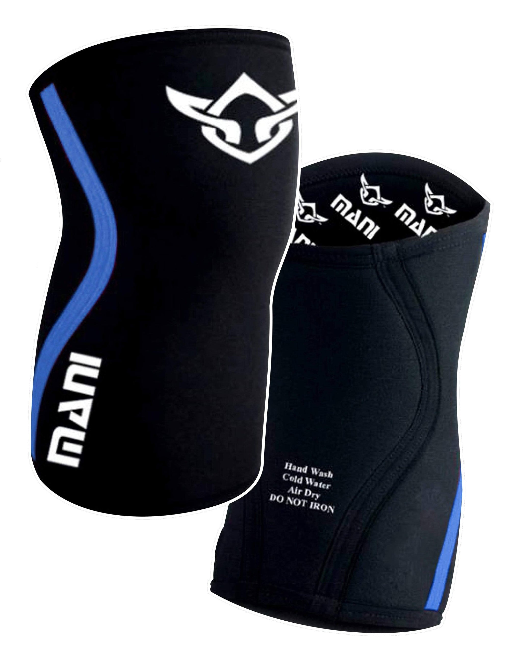 Knee/elbow Brace Compression Weightlifting Support Sleeves in Blue Mani Sports®