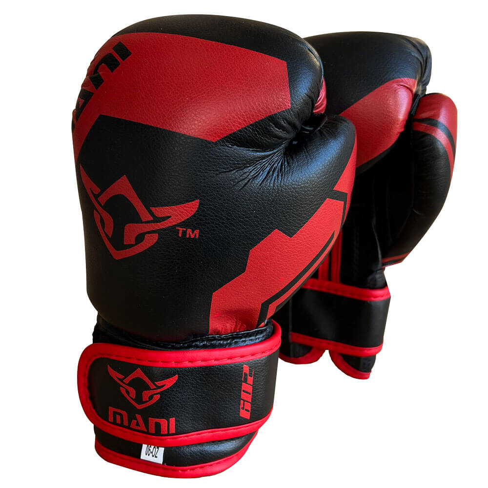 KIDS BOXING GEAR/GLOVES - Red & Black