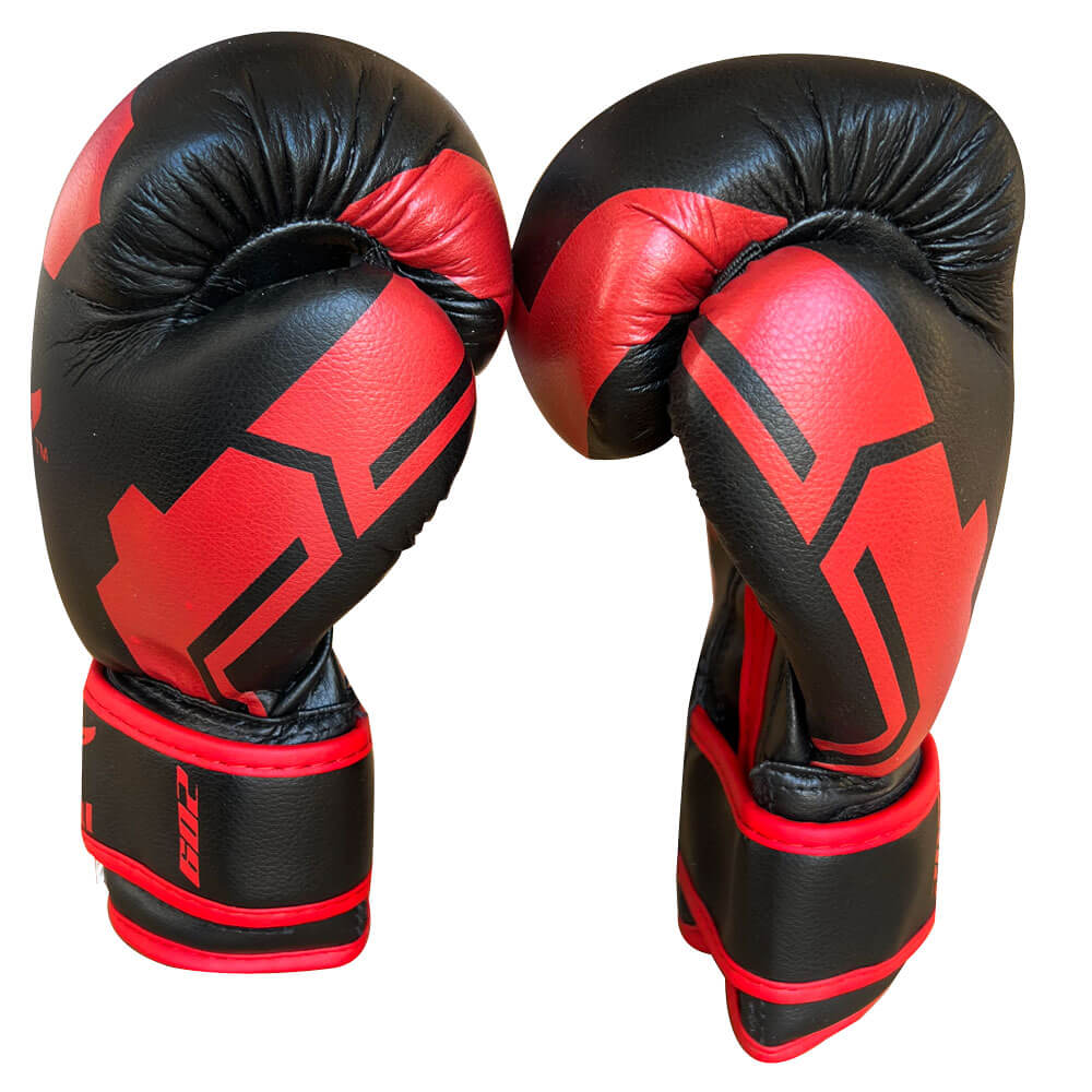KIDS BOXING GEAR/GLOVES - Red & Black