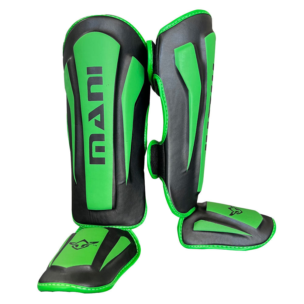 Kids Shin and Step Protectors Green
