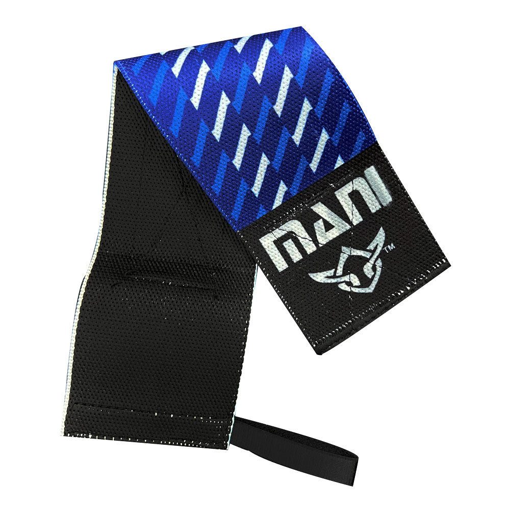 Wrist Wraps, Wrist Supports Blue and White for Weightlifting