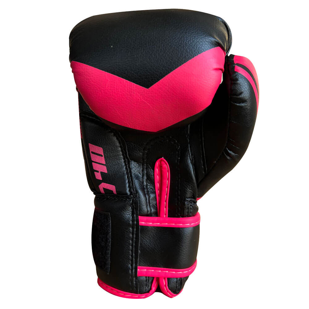 KIDS BOXING GEAR/GLOVES - Pink & Black