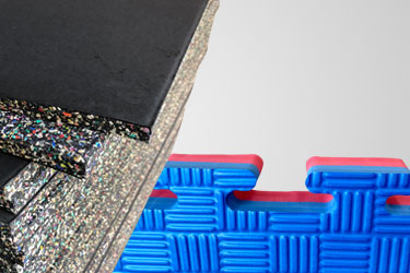 RUBBER GYM TILES, interlocking heavy-duty floor mats, we have a vast range of Jig Saw mats. Interlocking mats are available in 25mm, 30mm, 40mm made from high-density EVA foams to absorb shock from falls.