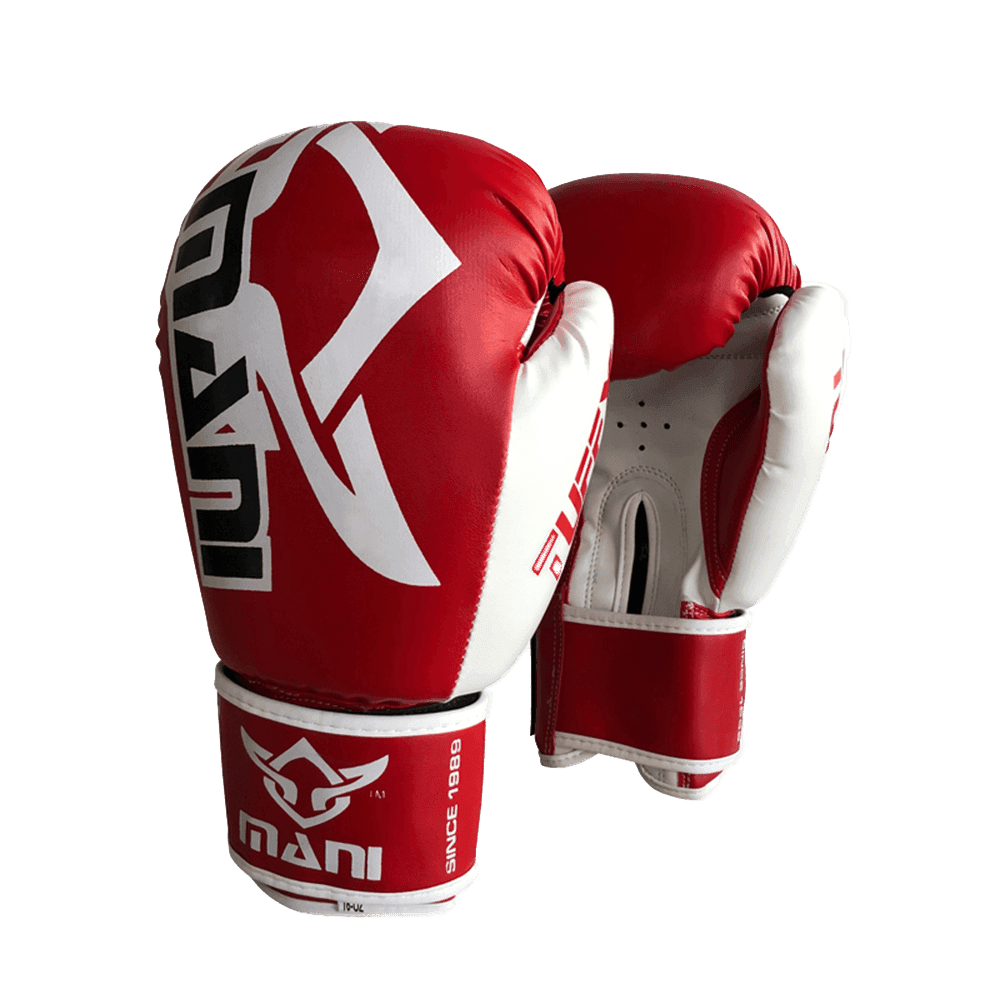 TuffX Boxing Gloves Red/ White Mani Sports®