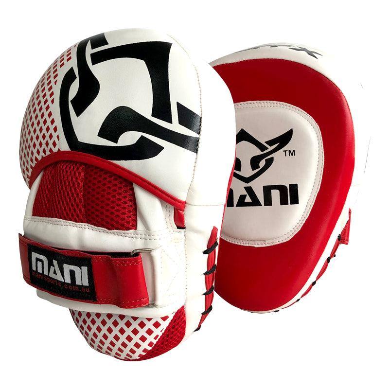 Tuffx Curved Focus Pad Red / White Mani Sports®