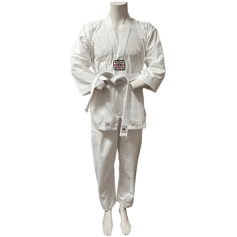Middleweight Taekwondo Uniform White With Elastic Pant - Mani Sports®