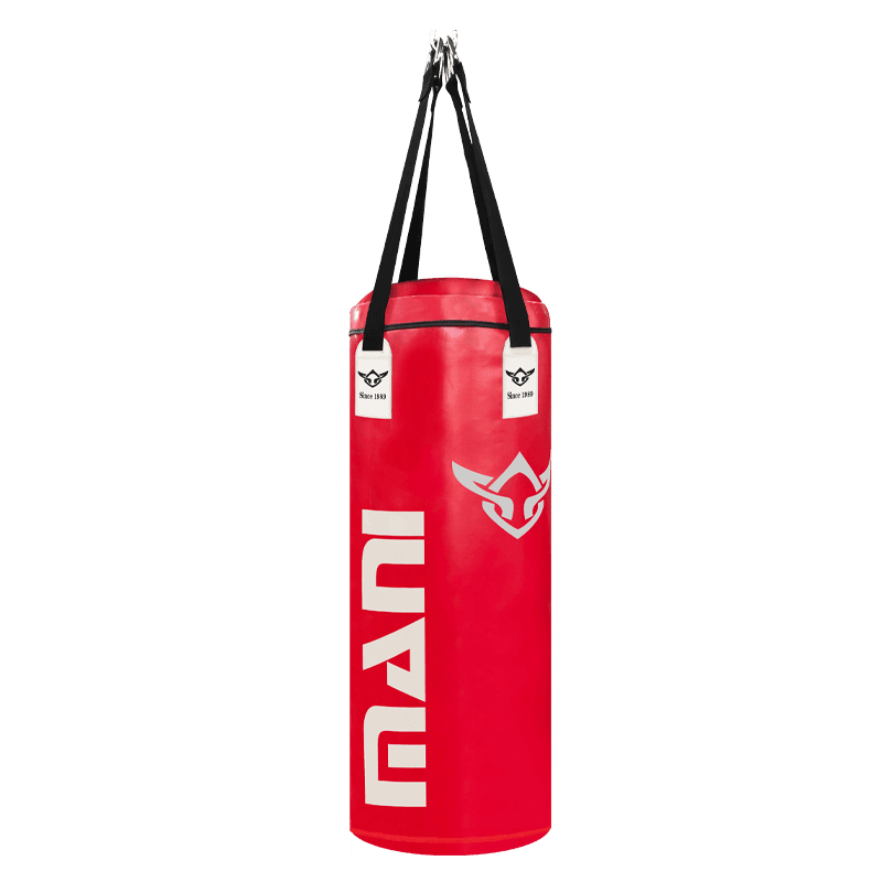 RED DELUXE HEAVY DUTY 3FT FILLED PUNCHING BAGS - Mani Sports®