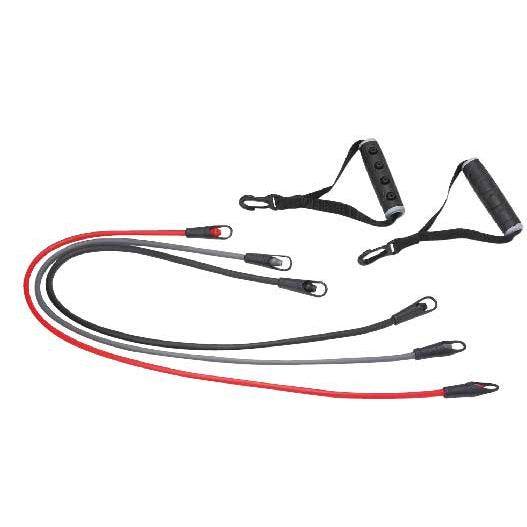 Workout with Door Anchor Adjustable Crossfit Resistance Tube Mani Sports®