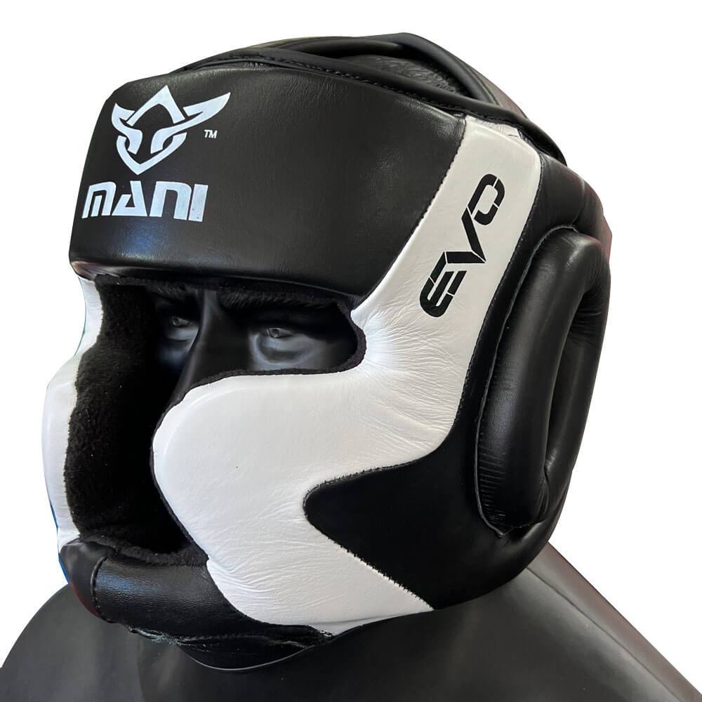 Leather Full Face Pre-moulded Head Guard Mani Sports®