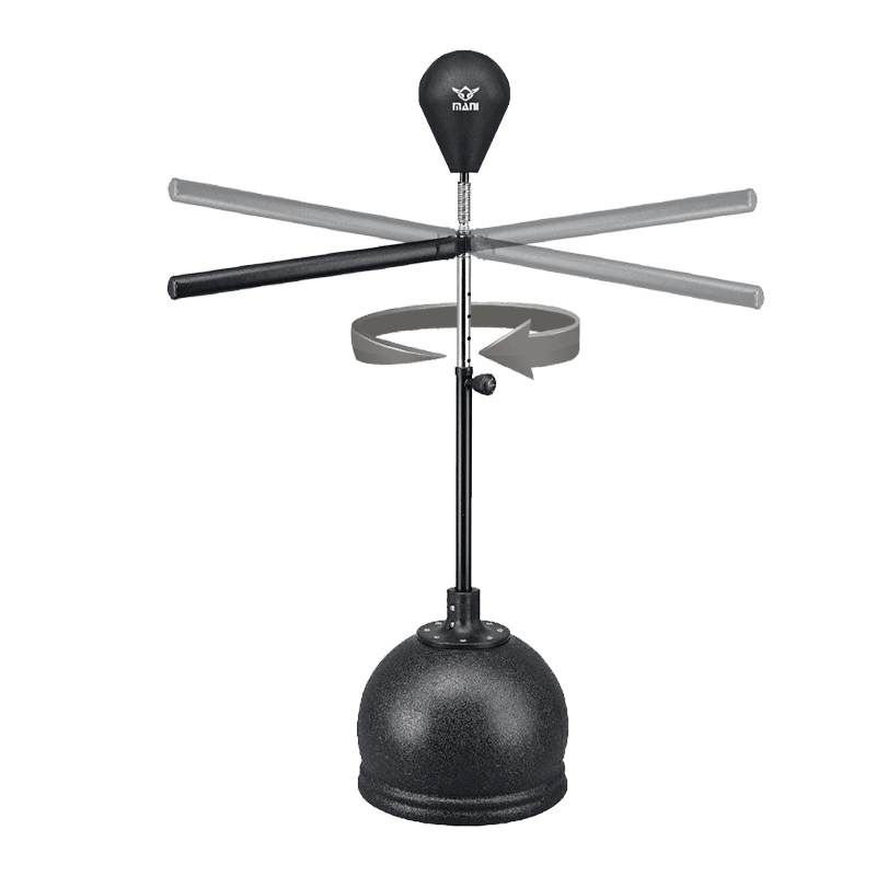 Reflex Punching Ball – Sac De Frappe En Mousse, Base Remplie D’Eau (32 Lbs), Hauteur 1,63 M, Idéal Pour Boxe Et Entraînement