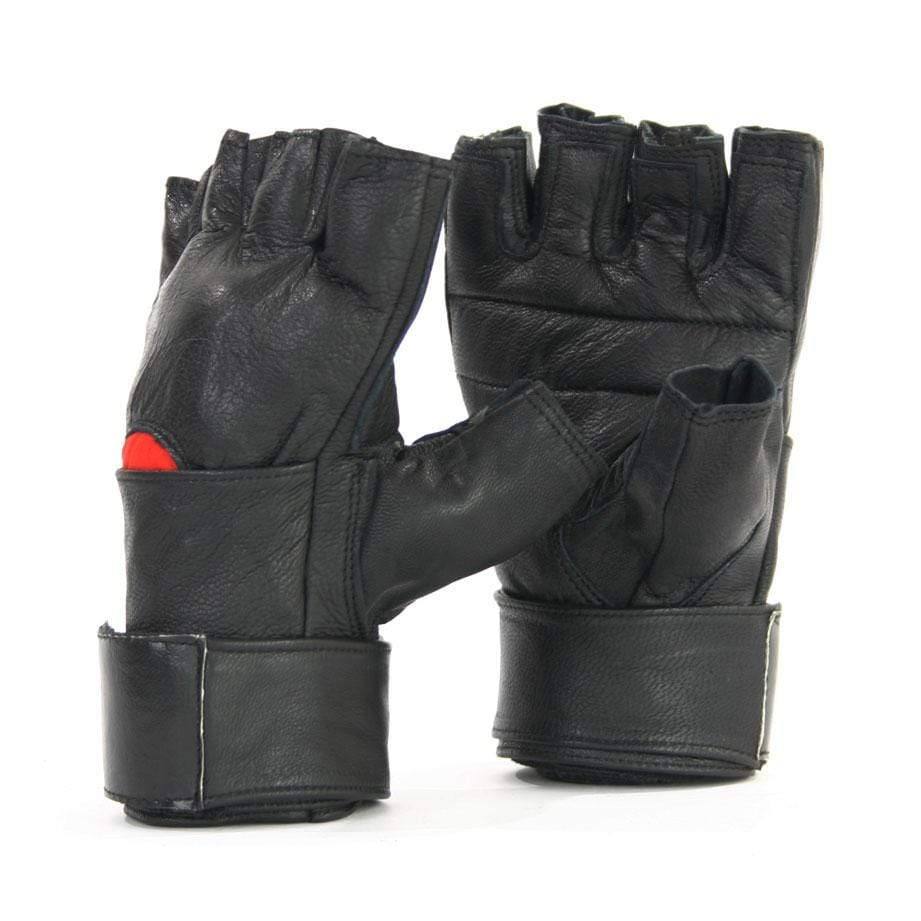 Leather Training gloves with Wrist Wrap Mani Sports®