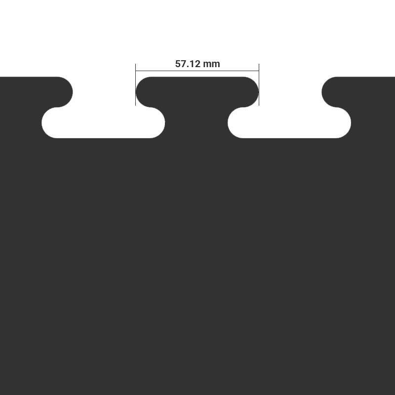 Interlocking Jigsaw 30mm Reversable Floor Mat Red/Blue Mani Sports®